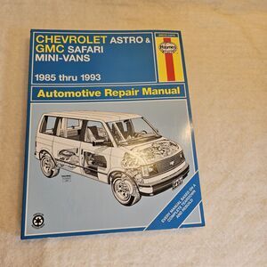 Chevrolet Astro & GMC Safari Mini-Vans 1985-1993 Repair Manual Haynes 24010